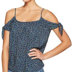 Bailey/44 Navy Floral Blouse Size XS